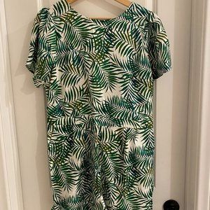 Loft Palm Printed Romper in Size L